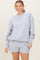 Heather Grey Fleece Sweatshirt Shorts Set