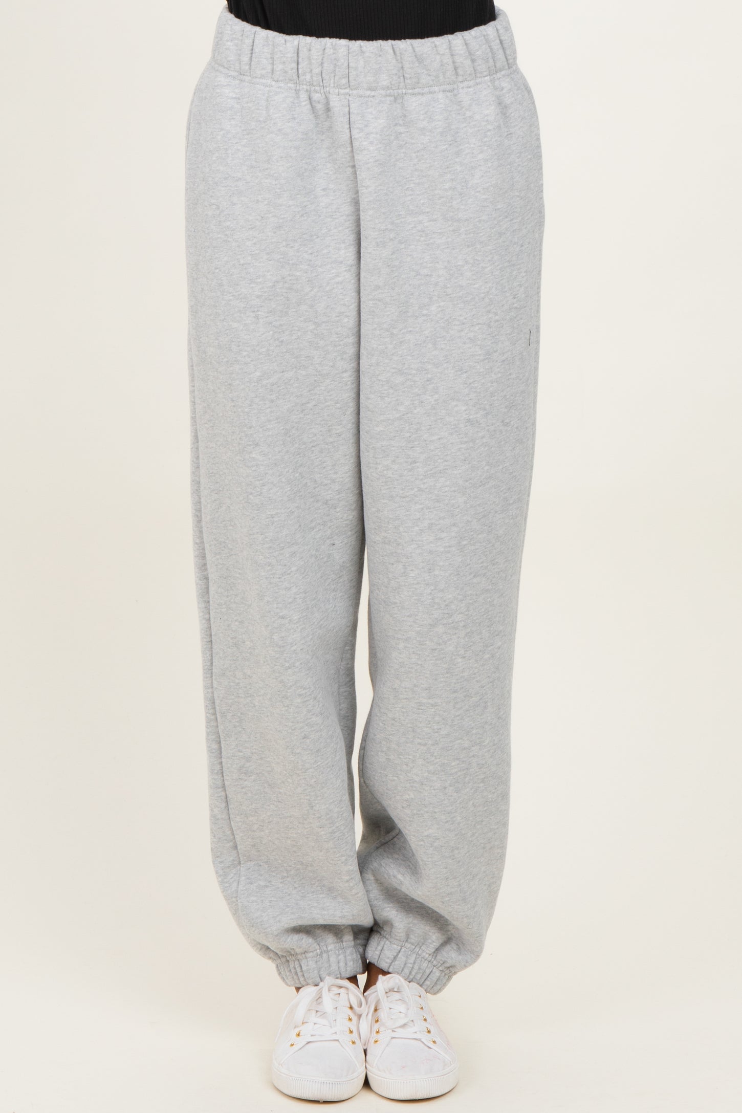 Heather Grey Fleece Sweatpants
