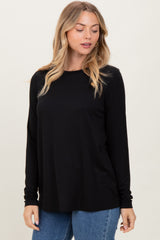 Black Long Sleeve Top