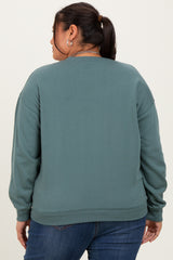 Jade Basic Fleece Crewneck Sweatshirt