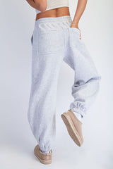 Heather Grey Multi Seam Fleece Sweatpants