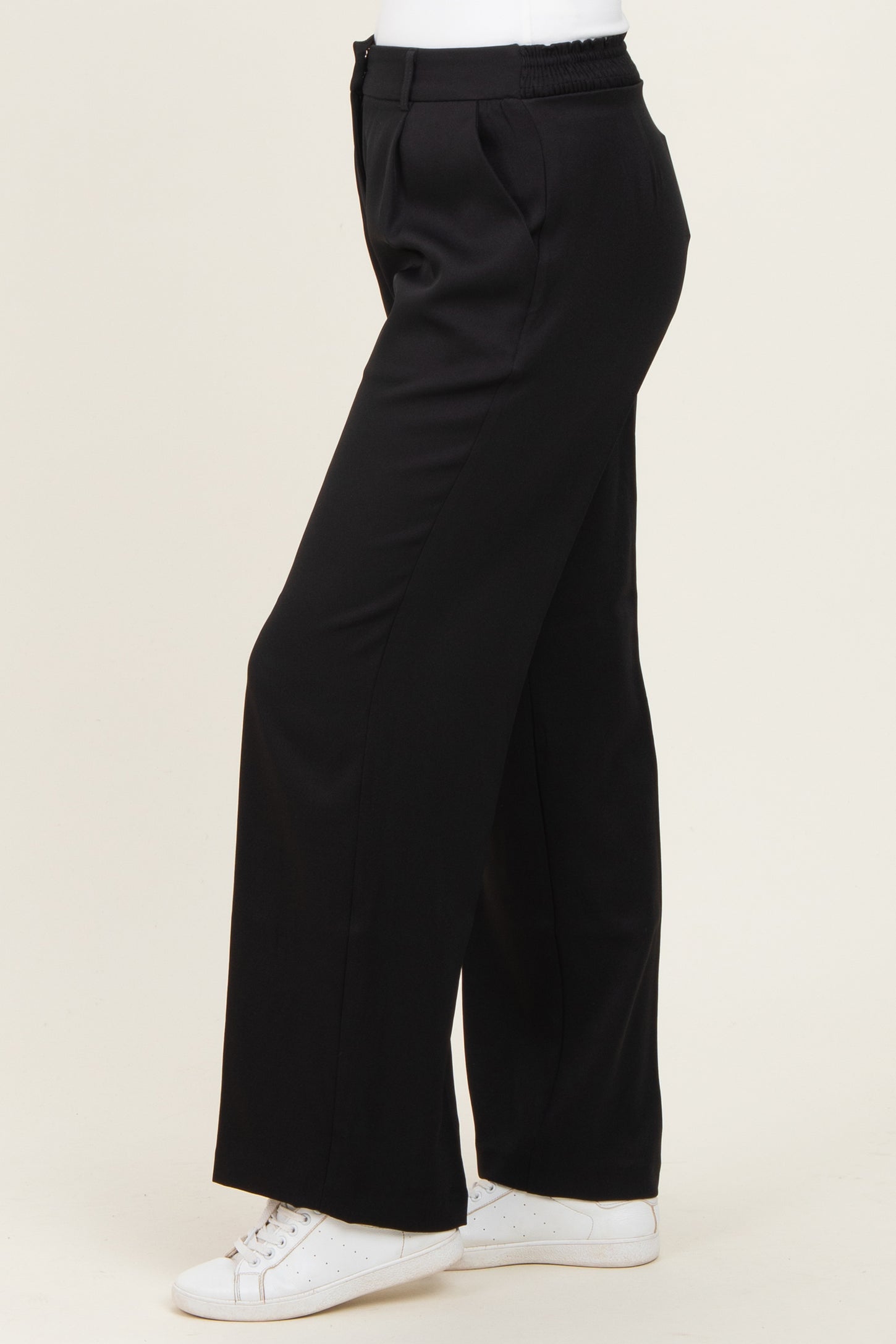 Black Wide Leg Trousers
