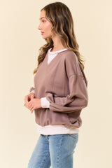 Mocha French Terry Sweatshirt