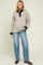 Blue Medium Wash Baggy Straight Leg Maternity Jeans