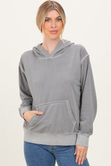 Sleet Soft Fleece Maternity Pocket Hoodie