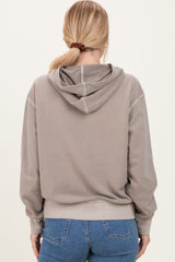 Mocha Soft Fleece Pocket Hoodie