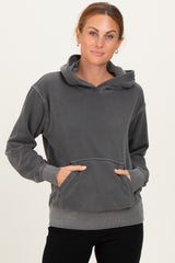 Charcoal Soft Fleece Pocket Hoodie