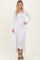Ivory Ribbed Sleeveless Dress Cardigan Set