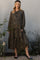 Olive Rose Floral Tiered Ruffle Maternity Midi Dress