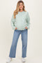 Light Blue Lightly Distressed Ankle Slim Maternity Wide Leg Jeans
