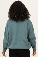 Ash Jade Oversized Fleece Sweatshirt