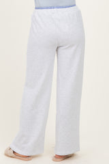 Heather Grey Contrast Waistband Lounge Pants