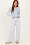 Heather Grey Contrast Waistband Lounge Pants