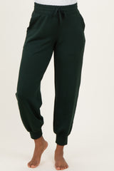 Forest Green Maternity Jogger Pants