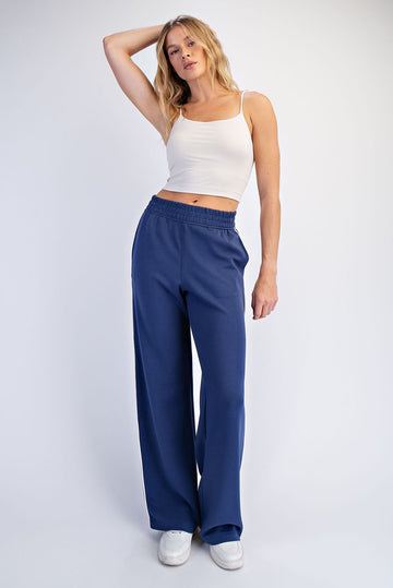 Navy Stripe Detail Lounge Pants