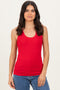 Ruby Ribbed Scoop Neck Tank Top