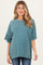 Dark Teal Oversized Mineral Wash Maternity T-Shirt