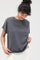 Charcoal Mineral Wash Boxy Fit T-Shirt