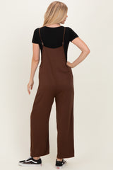 Brown Wide Leg Jumpsuit