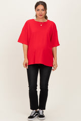 Ruby Cotton Oversized Maternity Tee