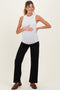 Black Relaxed Straight Maternity Jeans