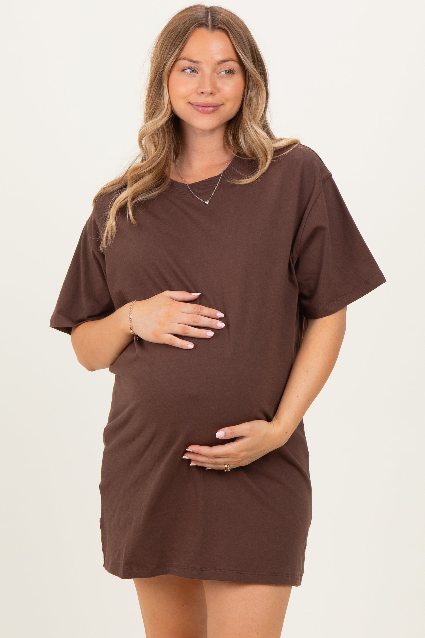plus size brown t shirt dress Hazel Blues