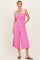 Pink Double Layered Strapless Tube Top Jumpsuit