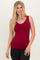 Cabernet Sleeveless Fitted Tank Top
