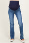 Blue Medium Wash Bootcut Maternity Jeans