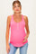 Neon Fuchsia Button Front Maternity Tank Top