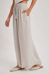 Dove Palazzo Wide Leg Pants
