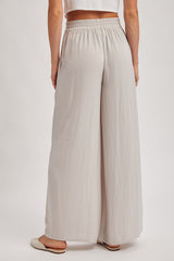 Dove Palazzo Wide Leg Pants