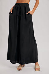 Black Palazzo Wide Leg Pants