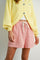Red Striped Drawstring Shorts