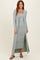 New Sage Ribbed Sleeveless Dress Cardigan Set
