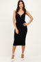 Black Bodycon Midi Dress