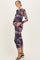 Pink Animal Print Mesh Overlay Maternity Maxi Dress