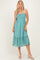 Sage Sleeveless Lace Maxi Dress