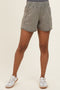 Willow Mineral Wash Terry Maternity Short
