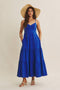 Royal Blue Tiered Maxi Dress