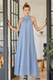 Light Blue Halter Maxi Dress