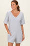Heather GreyScoop Neck Romper