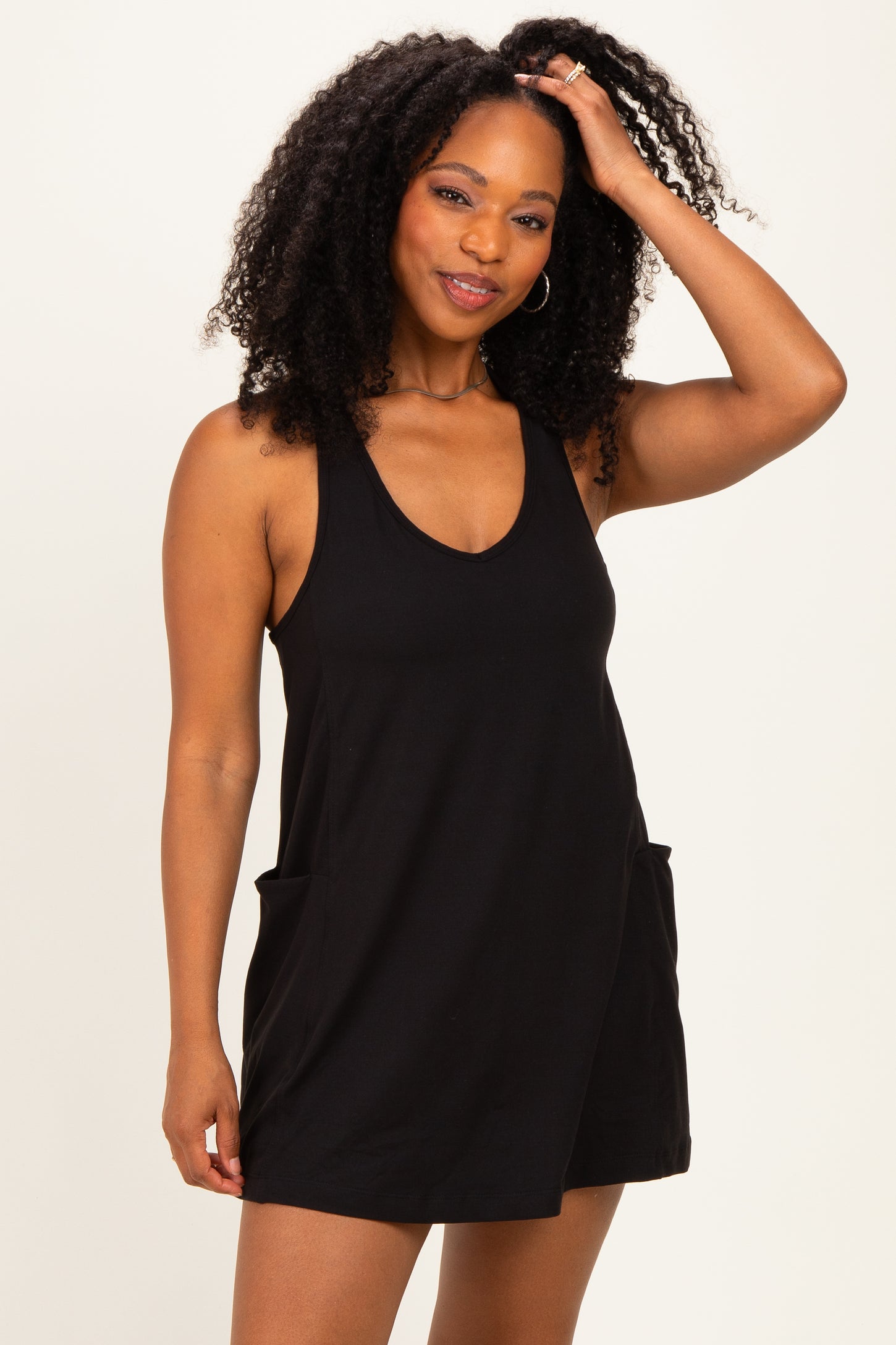 Black Active Racerback Skortsie