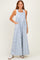 Denim Floral Twill Overalls