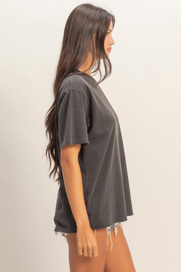 Black Crew Neck T-Shirt