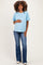 Blue Maternity Crew Neck T-Shirt