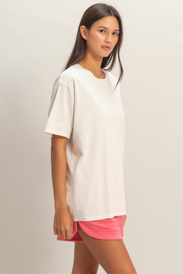 White Crew Neck T-Shirt