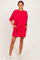 Watermelon Red Oversized T-Shirt Dress