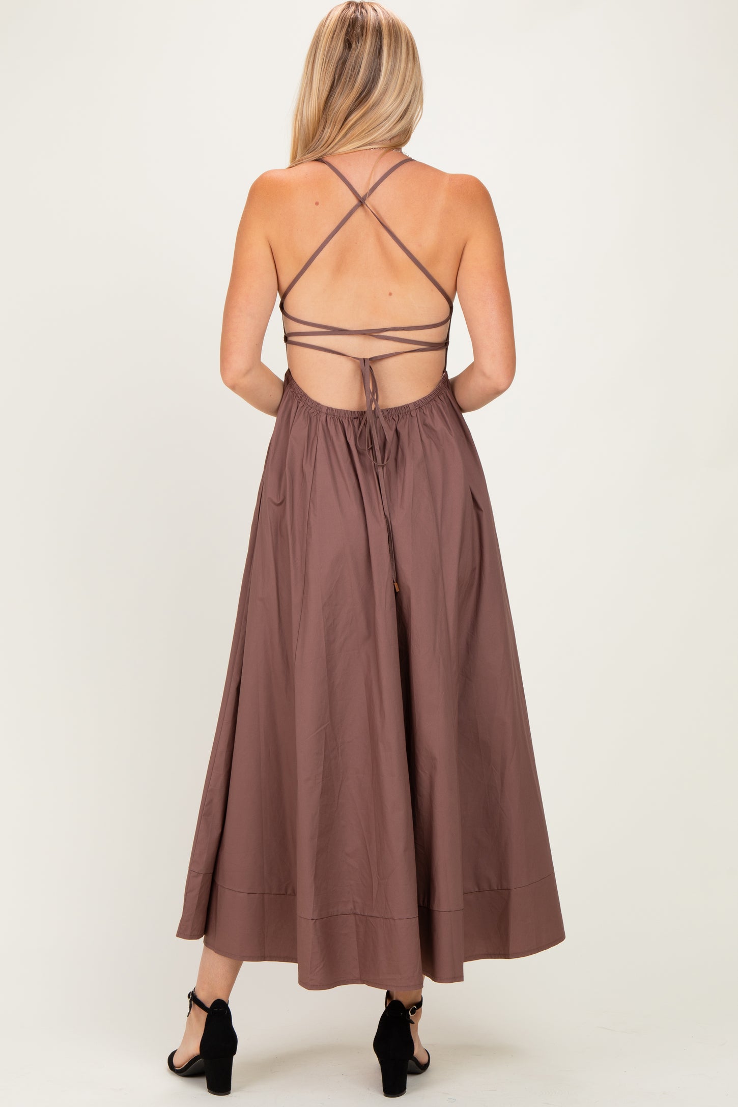 Brown Midi Dress
