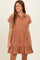 Clay Button Down Mini Dress